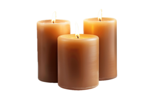 Three Burning Candles in a Row. png