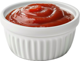 små vit skål av ketchup. png