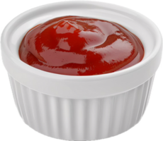 Small White Bowl of Ketchup. png