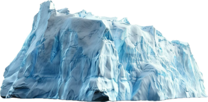 majestuoso iceberg en ártico aguas png