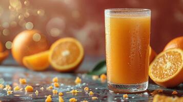 Group of Oranges With Leaves and Water Droplets photo