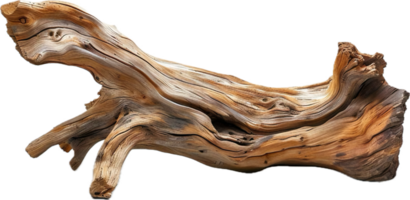 Weathered Driftwood Log. png