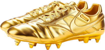 Golden Soccer Cleats. png