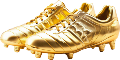 Golden Soccer Cleats. png