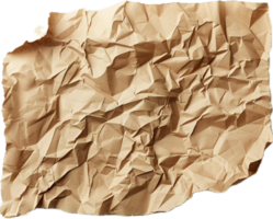 froissé marron papier. png