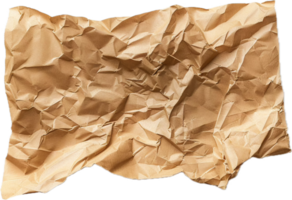 froissé marron papier. png