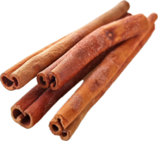 Stack of Dried Cinnamon Sticks. png