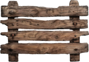 Rustic Wooden Signpost. png