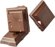 Close-up of Chocolate Bar Piece. png