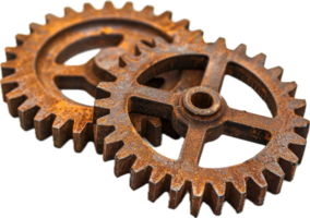 Rusty Gears with Corrosion Detail. png