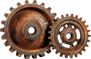 Rusty Gears with Corrosion Detail. png