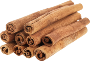 Stack of Dried Cinnamon Sticks. png