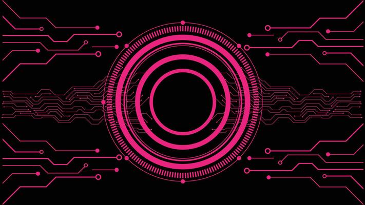 Artificial intelligence, cyber-circuits, future technology concepts, background