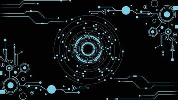 Artificial intelligence, cyber-circuits, future technology concepts, background vector