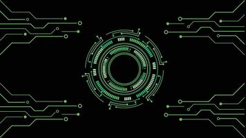 Artificial intelligence, cyber-circuits, future technology concepts, background vector