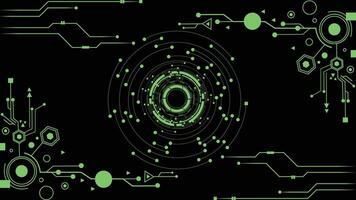 Artificial intelligence, cyber-circuits, future technology concepts, background vector