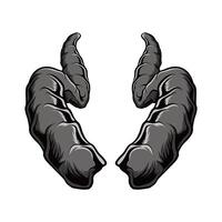 Devil Horns for graphic resources vector