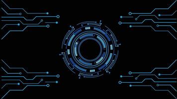 artificial inteligencia, circuitos cibernéticos, futuro tecnología conceptos, antecedentes vector