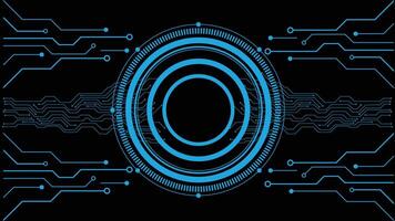 Artificial intelligence, cyber-circuits, future technology concepts, background vector