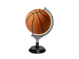 globo esfera orbe baloncesto conceptos, transparente antecedentes. deporte conceptos png