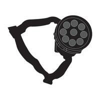 flashlight icon design vector