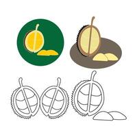 durian image design vector