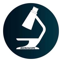 Microscope icon design vector