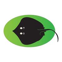 stingray icon design vector