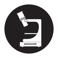 Microscope icon design vector