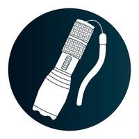 flashlight icon design vector
