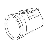 flashlight icon design vector