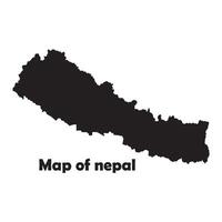 nepal map design vector