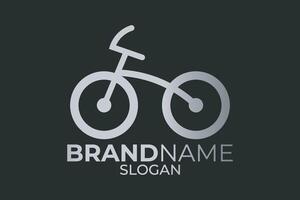 Bicycle icon or cycle logo design. Bicycle badge or cycle app design. vector
