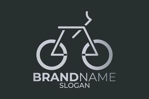 Bicycle icon or cycle logo design. Bicycle badge or cycle app design. vector