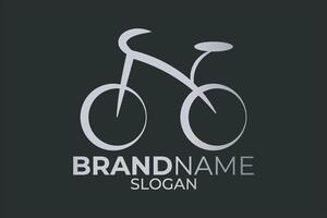 Bicycle icon or cycle logo design. Bicycle badge or cycle app design. vector