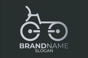 Bicycle icon or cycle logo design. Bicycle badge or cycle app design. vector