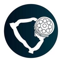 flashlight icon design vector