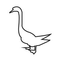 duck icon design vector