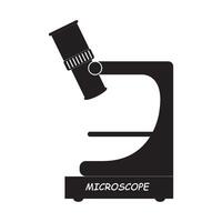 Microscope icon design vector