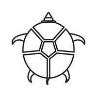 turtle icon design vector