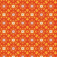 Elegant decorative floral pattern design. Colorful floral pattern suitable for background, texture, fabric, wrapping, textile, clothing, print or others. vector