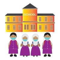 back to school icon vector