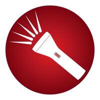 flashlight icon design vector