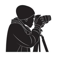 photographer icon design vector