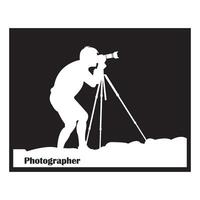 photographer icon design vector