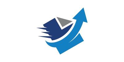 logo design data transfer, fast, file, arrow,. logo design template, icon, , symbol, creative, idea. vector