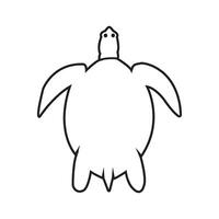 turtle icon design vector