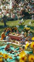 Childrens Day Outdoor Picnic photo
