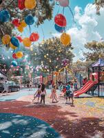 Childrens Day Playground Fun photo