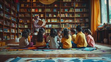 Childrens Day Story Time photo